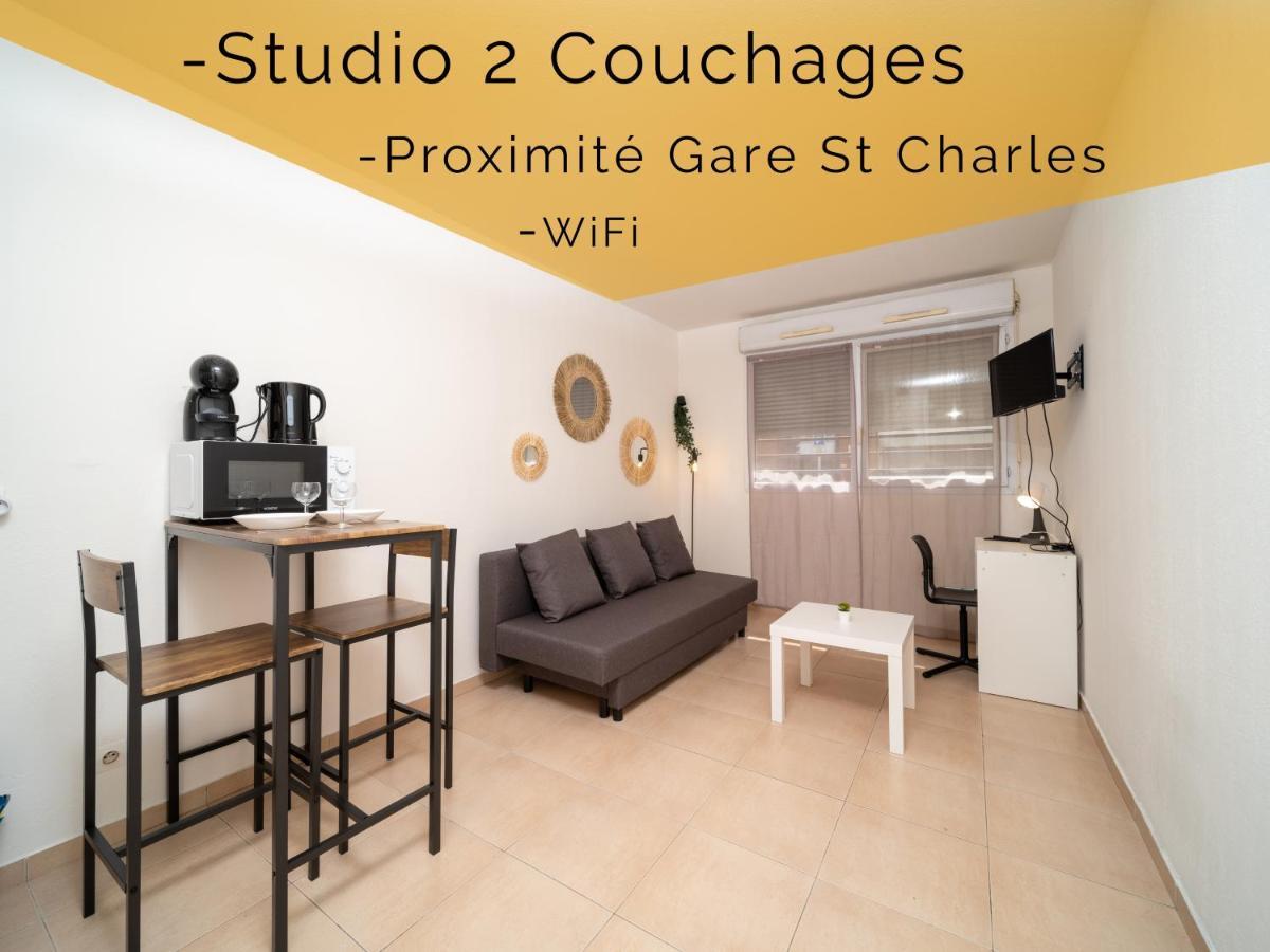 Appartement Climatise Avec Parking A 6Min A Pied De La Gare St Charles Marselha Exterior foto