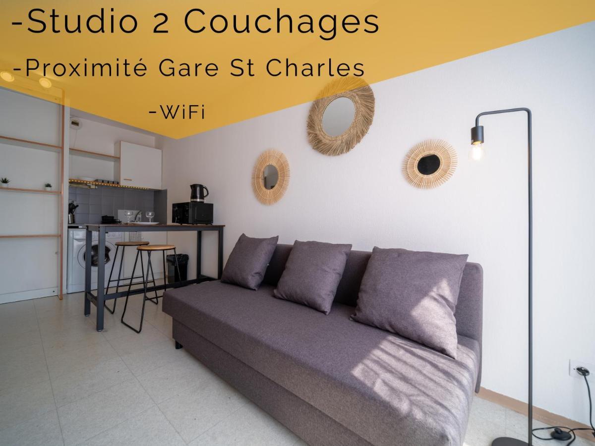 Appartement Climatise Avec Parking A 6Min A Pied De La Gare St Charles Marselha Exterior foto