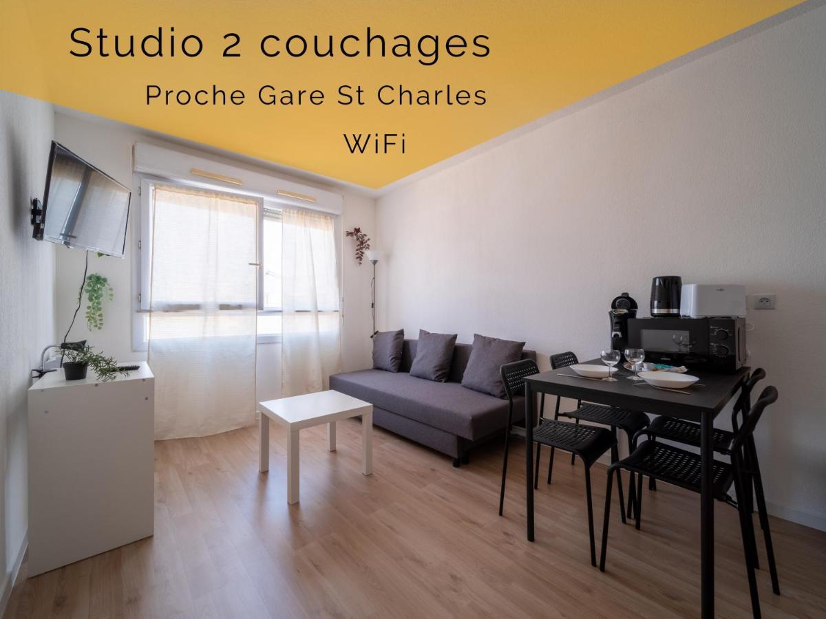 Appartement Climatise Avec Parking A 6Min A Pied De La Gare St Charles Marselha Exterior foto